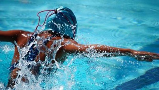 swimmer doing the butterfly